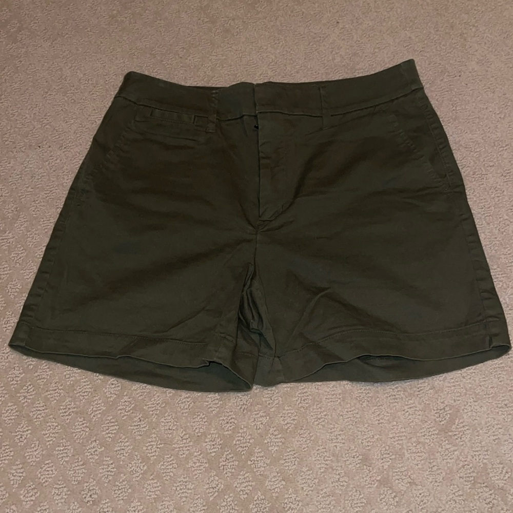 A new day olive green stretch shorts